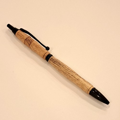 Click to view detail for CR-009 Pen - Spalted Maple/Black $45